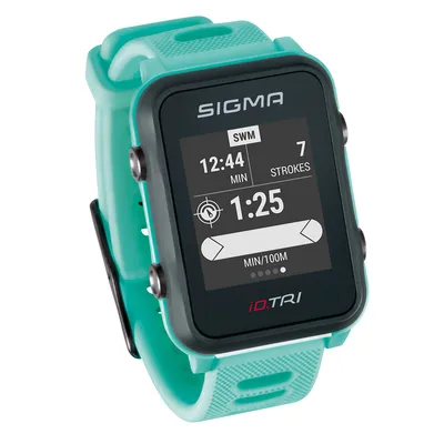 Produktbild von Sigma® Fitnessuhr "iD TRI", Neon-Mint, Basic