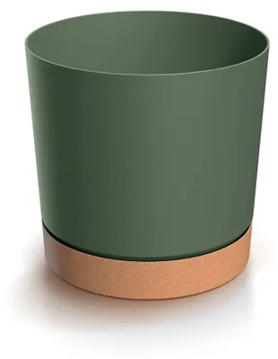 Produktbild von Blumentopf mit Untertasse grüne Kiefer TUBO PM DPOD130-2411U/4665W