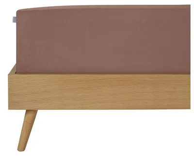 Produktbild von SCHIESSER Spannbettlaken Jessi | Einfarbig | Edeljersey | 100% Baumwolle | Weich & Atmungsaktiv | Rundumgummi | 150x200 cm (geeignet für Matratzen 140x200 cm bis 160x200 cm) | Braun