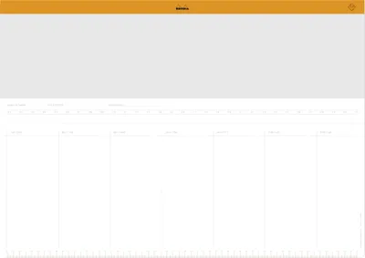 Image de RHODIA Sous-main en papier RHODIATIME DIN A2 60 feuilles