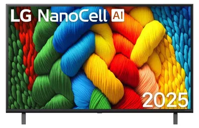 Image de LG NanoCell 43NANO80A3B, 109,2 cm (43"), 3840 x 2160 pixels, 4K Ultra HD, Smart TV, WLAN, noir
