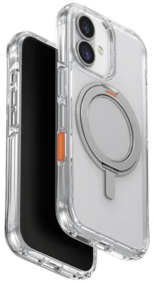 Obrázok produktu pre UNIQ Swivix puzdro na iPhone 17 s otočným stojanom o 360°, priehľadné