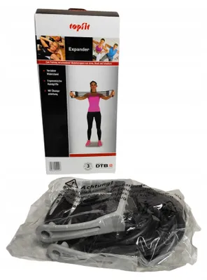 Produktbild von Eb Fit Gummi Expander 5-adrig mit Griffen Krafttraining