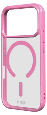 Image de SBS Coque pour iPhone 17 Pro avec bords colorés, compatible avec la recharge MagSafe