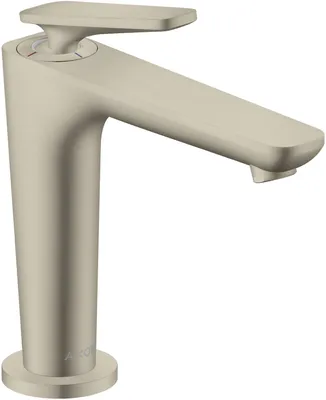 Imagen del producto de Grifo monomando para lavabo Hansgrohe Axor Citterio C CoolSt o S, acabado cromado, salida de 135 mm, desagüe sin válvula.