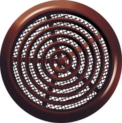 Immagine prodotto di Griglia di ventilazione marrone per apertura di 80 mm