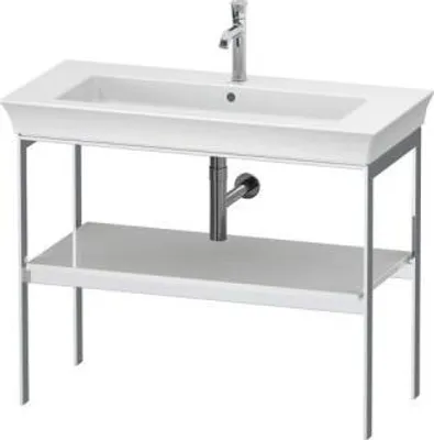 Produktbild von DURAVIT WT454108585 Metallkonsole bodenst. White Tulip