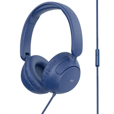 Productafbeelding van imoshion Kinderkoptelefoon met Draad - AUX kabel - Decibelbegrenzer - Denim Blue