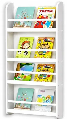 Produktbild von Kinderbuchregal FMD-039, 113 x 59 x 12 cm, weiß