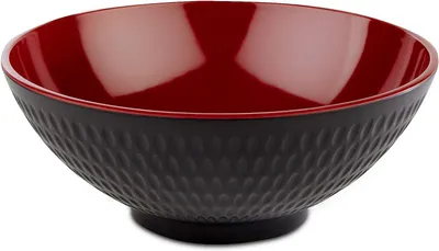 Obrázok produktu pre APS ASIA Plus miska, čierna/červená, objem: 1,10 litra, výška: 80 mm, ø: 200 mm