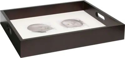 Immagine prodotto di Deknudt tagliere da portata personalizzabile marrone 36x44x7,5 cm