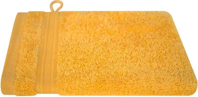 Produktbild von Waschhandschuh - 16 x 21 cm - Goldgelb - Baumwolle