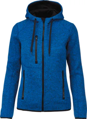 Produktbild von Proact Herren Sweatjacke Hooded Jacket Zip Hoodie Zoodie Sweater Warm, Größe:XL, Farbe:Hellkönigsblaue Melange