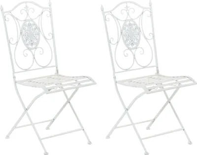 Produktbild von 2er Set Stühle HLO-CP133 weiß