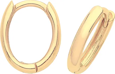 Produktbild von Edle 9 Karat (375) Gold Damen - Paar Creolen - 11mm*2mm; TRS37579