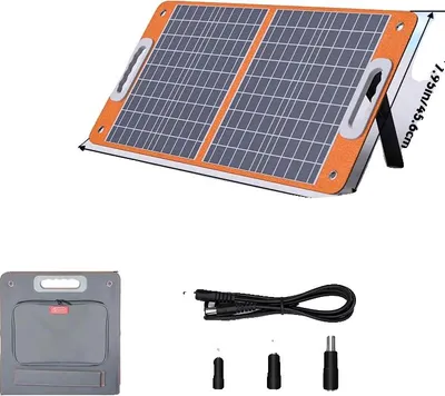 Image de Chargeur solaire, portable, capacité de charge rapide, TSP18V60W