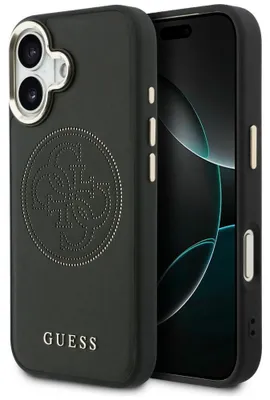 Image de Étui Guess Perforated 4G Magsafe pour iPhone 17 Noir