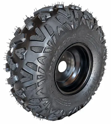 Produktbild von Quadreifen Ersatzreifen Kinderquad ATV Komplettrad 19x7-8 3-Loch Felge vorne