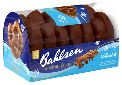Produktbild von Bahlsen Lebkuchen Brezeln Vollmilch 175g, KI-generiertes Bild