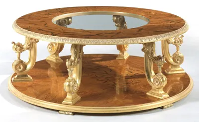 Produktbild von Tisch Wohnzimmer Couchtische Kaffeetisch Holz Beistelltisch Holz Beistelltisch