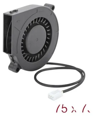 Obrázok produktu pre DeLOCK 67493, Ventilátor, 12 m³/h, Plast, Čierna, 1 kusov