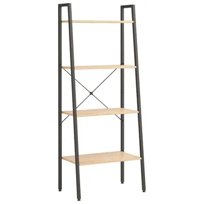 Zdjęcie produktu dla VidaXL 336364, Czarny, Brązowy, Stal, Drewno, 15 kg, 50 kg, 560 mm