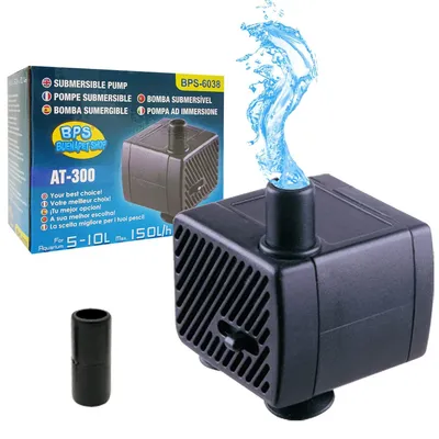 Zdjęcie produktu dla Zanurzalna pompa do akwarium, 1,5 W, wydajność 130 l/h