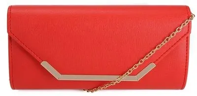 Productafbeelding van Rode clutch met ketting van het merk Fanny