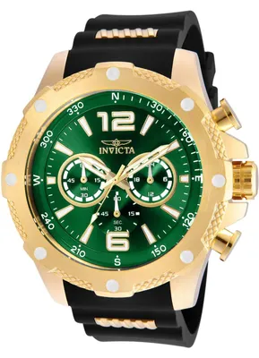 Obrázek produktu pro Invicta I-Force 19661 Pánské hodinky - Quartz Hnutí - Nerezová ocel se zeleným ciferníkem - 50 mm