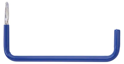 Produktbild von Mottez wandhaken aufbewahrungshaken plastifiziert 47 cm - Blau - Antirutsch | Wandmontage