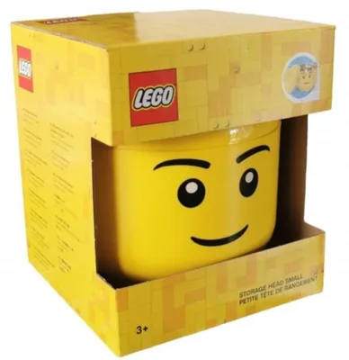 Produktbild von LEGO Iconic HEAD container, SMALL, 16 x 16 x 18.5 cm