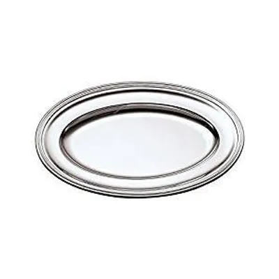 Image de Sambonet S0336 Plateau Contour ovale 36 x 23, argenté