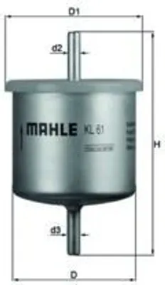 Produktbild von Kraftstofffilter KNECHT KL 61