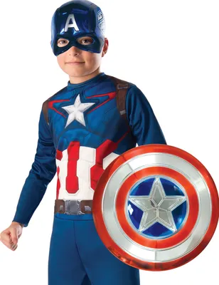 Image de Captain AmericaBouclier de licence pour enfants multicolore 30cm