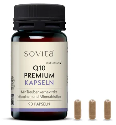 Zdjęcie produktu dla Kapsułki Sovita Q10 Premium, 90 szt.