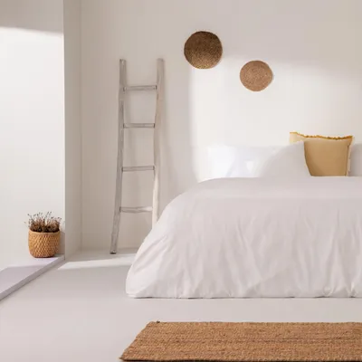Obrázok produktu pre Bielizeň z 100% bavlny, rozmer 260 x 240 cm, 2 vankúšové obliečky, biela, pre spálňu