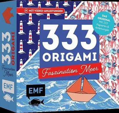 Produktbild von 333 Origami - Faszination Meer - Maritime Papiere falten