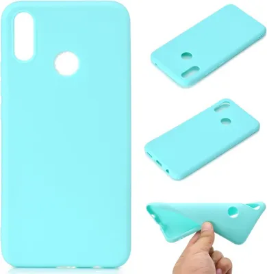 Produktbild von Hülle für Huawei P Smart Plus Silikon Case Handy Cover Bumper Schutzhülle Matt