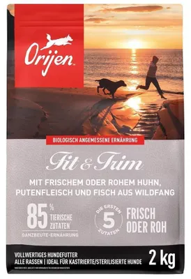Produktbild von Orijen Fit & Trim, Adult, jede Rasse, Huhn, Fisch, Truthahn, 2 kg