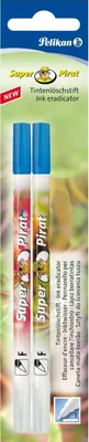 Produktbild von Tintenlöschstift Super-Pirat F Blister Inhalt 2 Stück Packung mit 10 Stück