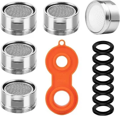 Image de Jeu de 5 régulateurs de buse pour robinet M28 avec raccord et filetage extérieur