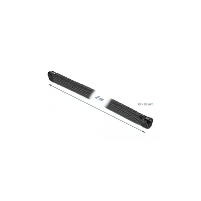 Image de DELOCK Geflechtschlauch Reißverschl. hitzebest. 2mx30mm sw