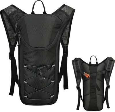 Obrázek produktu pro Voděodolný batoh na kolo - 42x21x5CM - turistický batoh - sportovní batoh - malá sportovní taška - sportovní tašky - batohy - ČERNÝ