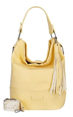 Produktbild von Fritzi aus Preußen Schultertasche Vintage Fritzi51 Hobo Bag Fizz hellgelb
