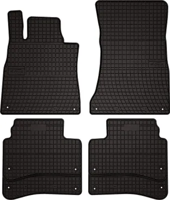 Immagine prodotto di Tappetini auto in gomma adatto per Mercedes S W222 (2013-2020, berlina) neri, set 4 pz, con fissaggi