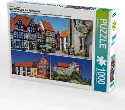 Produktbild von Calvendo Ein Motiv aus dem Kalender QUEDLINBURG das Posterbuch 1000 Teile Puzzle quer 640x480mm, Krone Elke; 7409033