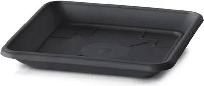 Obrázek produktu pro podložka pod květináč 14x14cm TERRA PKWT14-S433 antracit plastová PROSPERPLAST