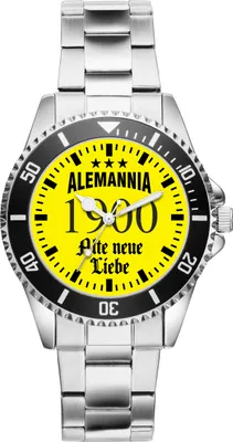Produktbild von KIESENBERG Herrenuhr Armbanduhr Aachen Geschenk Fan Artikel Zubehör Fanartikel Analog Quartz Uhr 6086