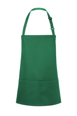 Immagine prodotto di Karlowsky BLS6 | Grembiule corto Basic con fibbia e tasca - Colore: Verde foresta (circa Pantone 3435C) - Dimensioni: 75 x 60 cm
