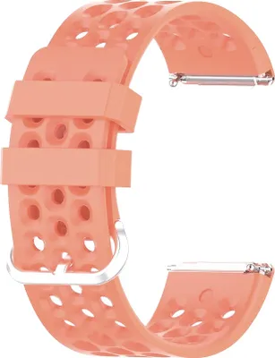 Produktbild von BStrap Silicone (Large) Armband für Fitbit Versa / Versa 2 Pole, red